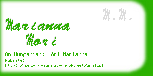 marianna mori business card