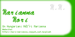 marianna mori business card